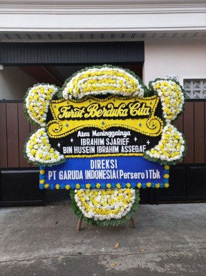 Papan Bunga Duka di Purwosari