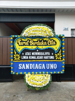 Papan Bunga Duka di Purwosari