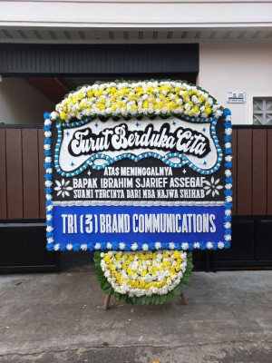 Papan Bunga Duka di Purwosari
